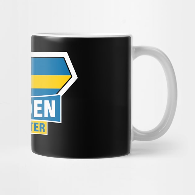 Sweden Super Flag Supporter by ASUPERSTORE